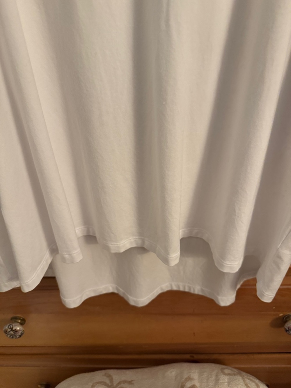 🐷 Isaac Mizrahi Live! Knit Half Placet White Eyelet Panel Top A498809 - Picture 5 of 13